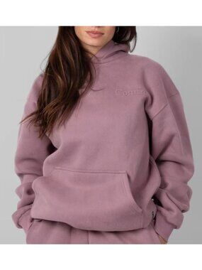 Comfrt Minimalist Hoodie Women Size Large NWT Oversized Loungewear Orchid UNISEX